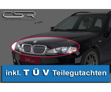 Motorhaubenverlängerung Böser Blick X-Line BMW E46 ab Facelift