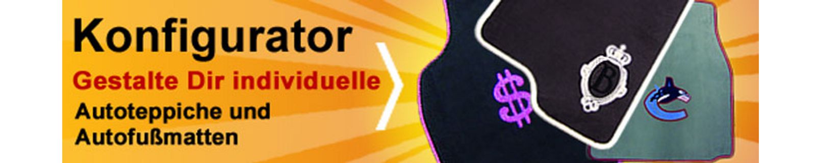 Car-Mats-Factory Fußmatten Konfigurator fussmatten-konfigurator